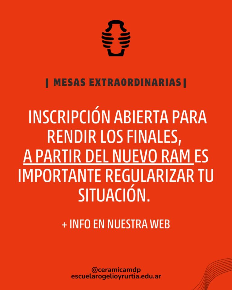 Lee más sobre el artículo INSCRIPCIÓN MESAS EXTRAORDINARIAS