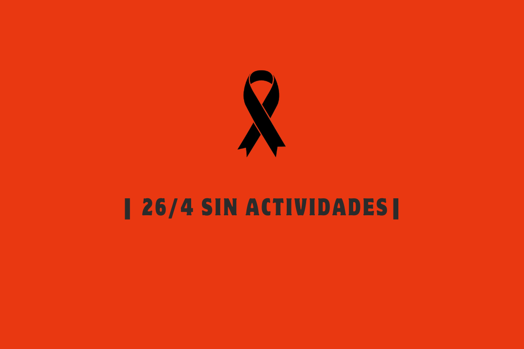 SÁBADO 26/4 SIN ACTIVIDADES POR DUELO