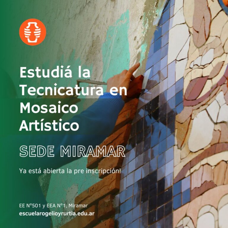 Lee más sobre el artículo TECNICATURA EN MOSAICO ARTÍSTICO SEDE MIRAMAR!
