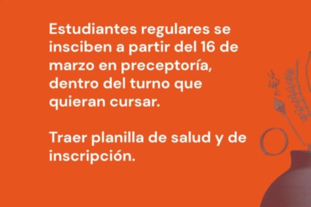 INSCRIPCIÓN 2º a 4º